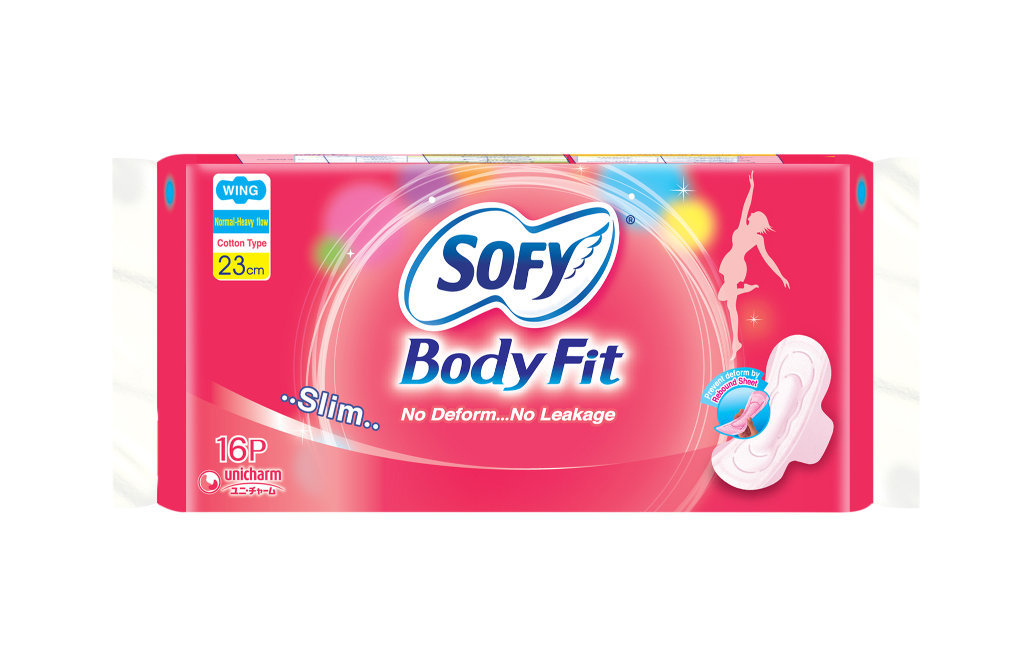 SOFY® Body Fit Day Slim Wing 23cm 16pads