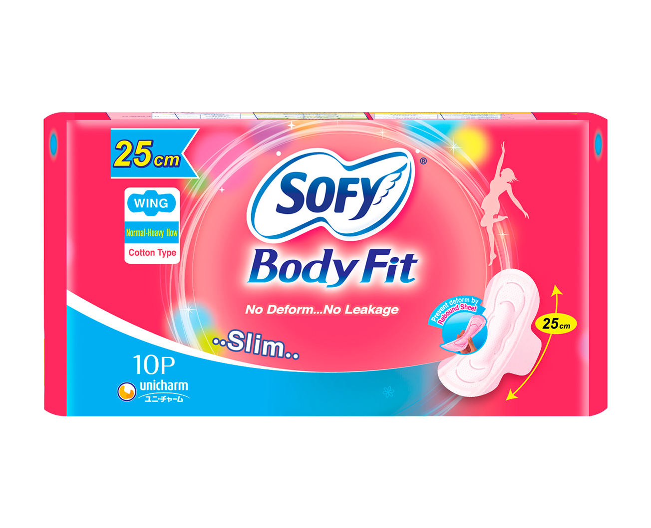 SOFY® Body Fit Day Slim Wing 25cm