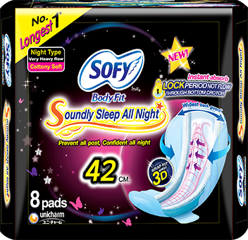 SOFY® Body Fit Night 42cm Wing